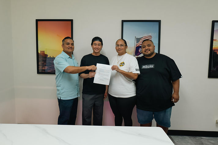 From left: Charlie Hermosa, CEO, 2cofly; Dong Won Lee, Founder, 2cofly; Jodina Attao, CEO, NM Tech; Ben Babauta, NM Tech