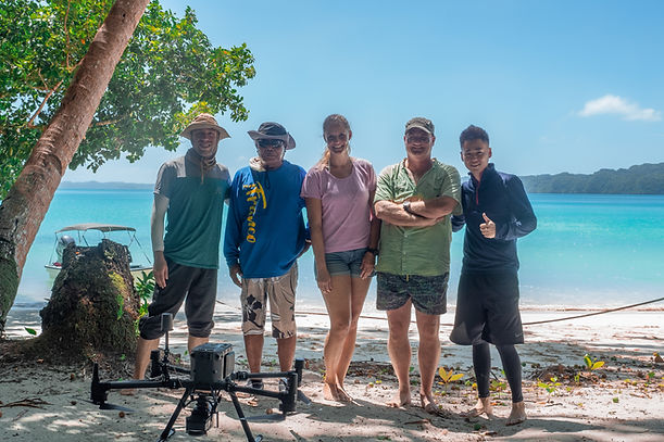 Drone LiDAR scan in Palau for archaeology