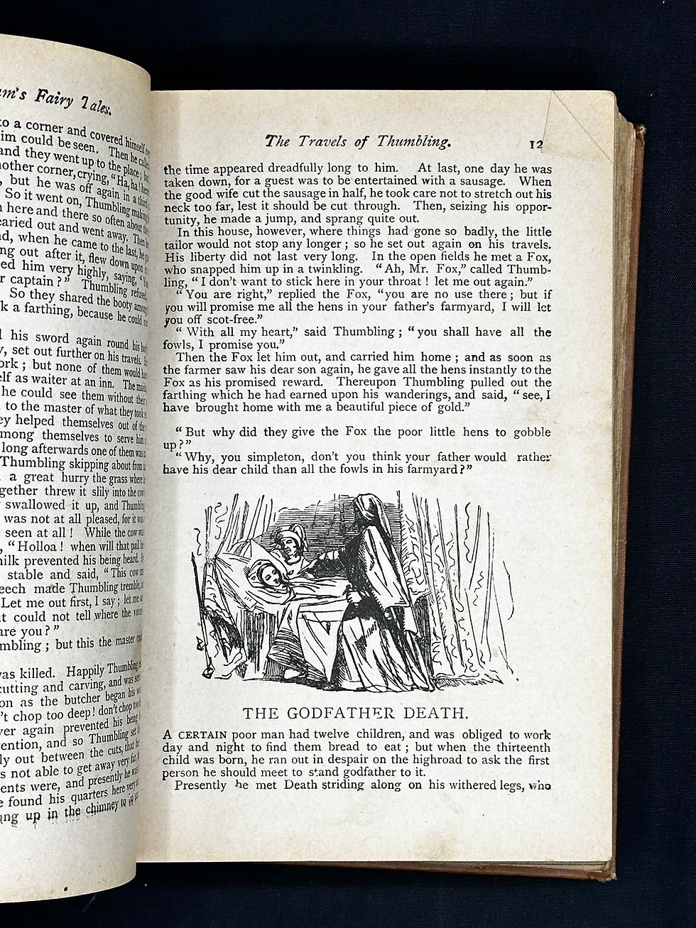 Thumbnail: Grimm's Fairy Tales. Illustrated by Gladys Ridout.