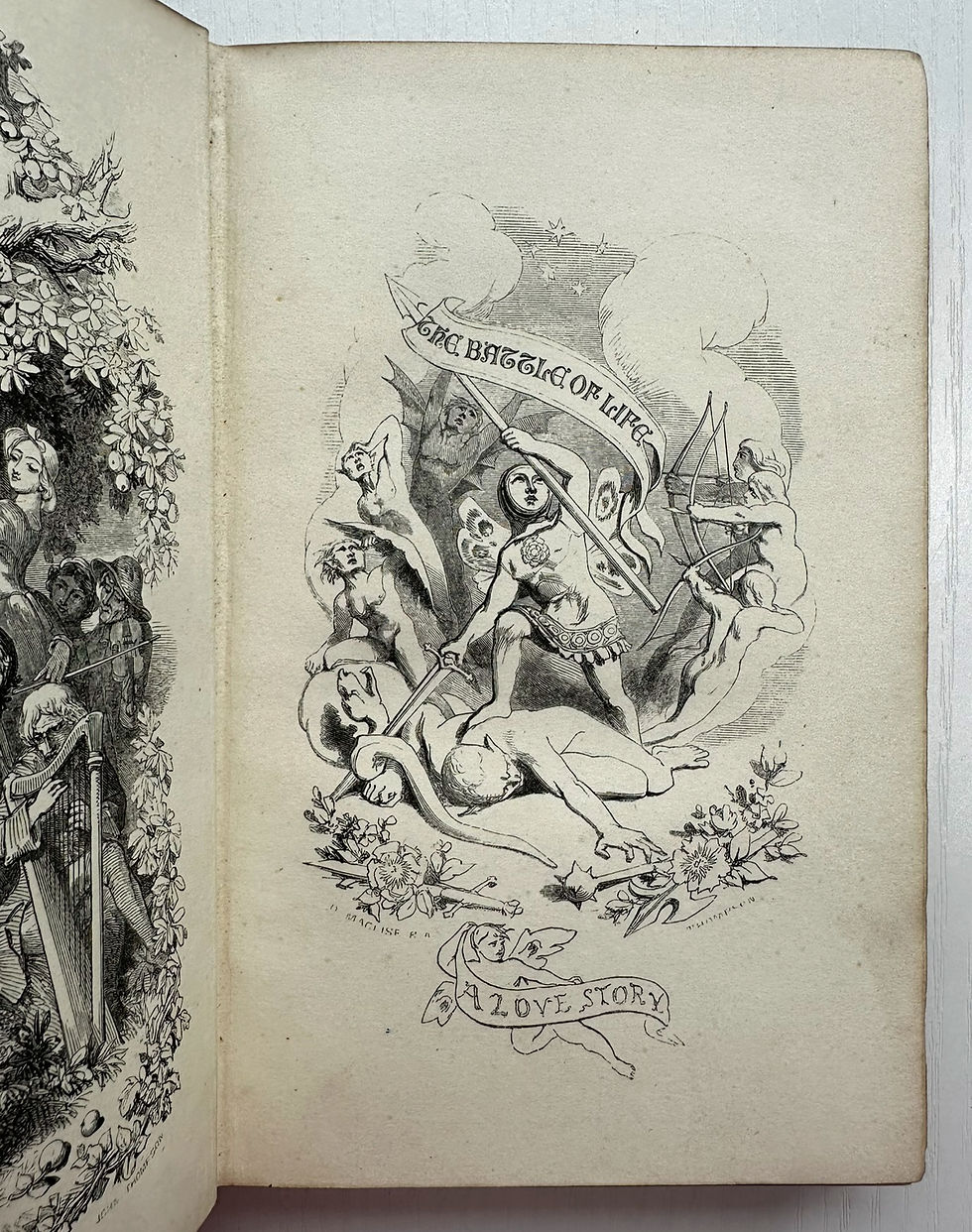 Thumbnail: The Battle of Life Charles Dickens Illustrated 1st Edition. 4th Sta