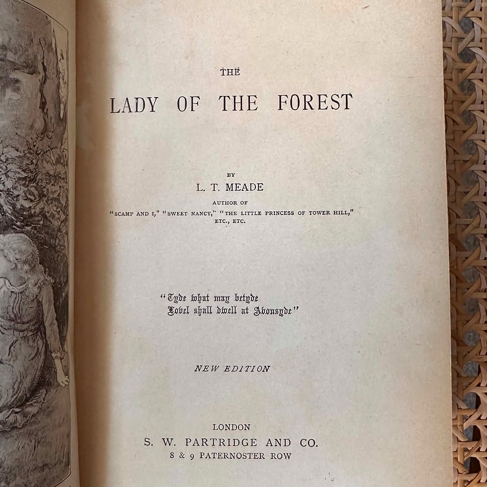 Thumbnail: c.1888 The Lady of the Forest by L. T. Meade. Beautiful Book!