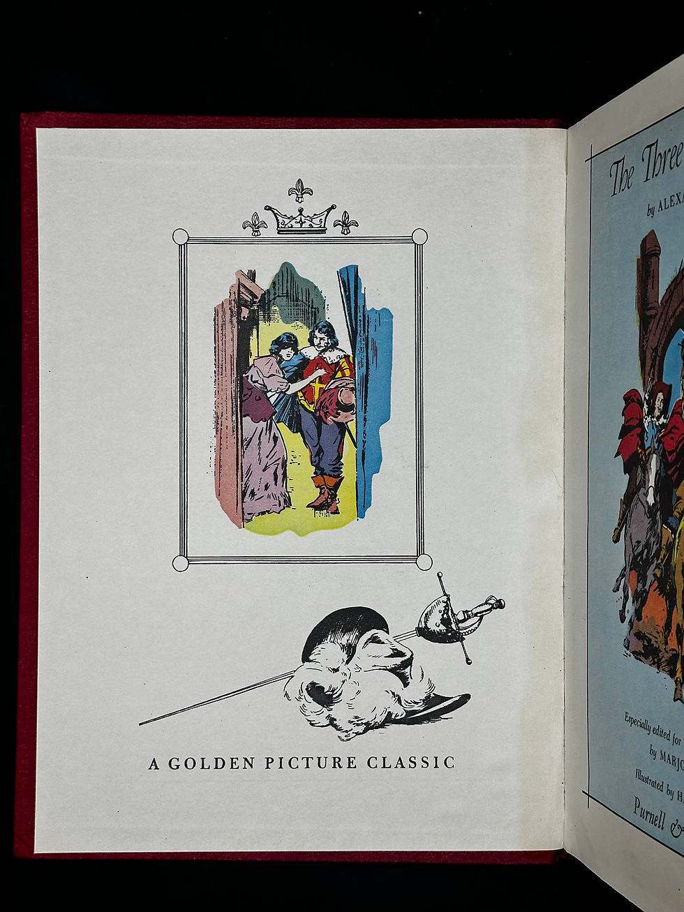 Thumbnail: The Three Musketeers by Alexandre Dumas. Abridged. 1957
