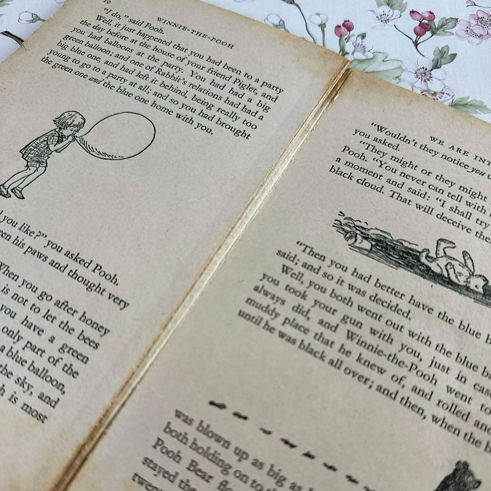 Thumbnail: Winnie-the-Pooh Vintage Book Set.