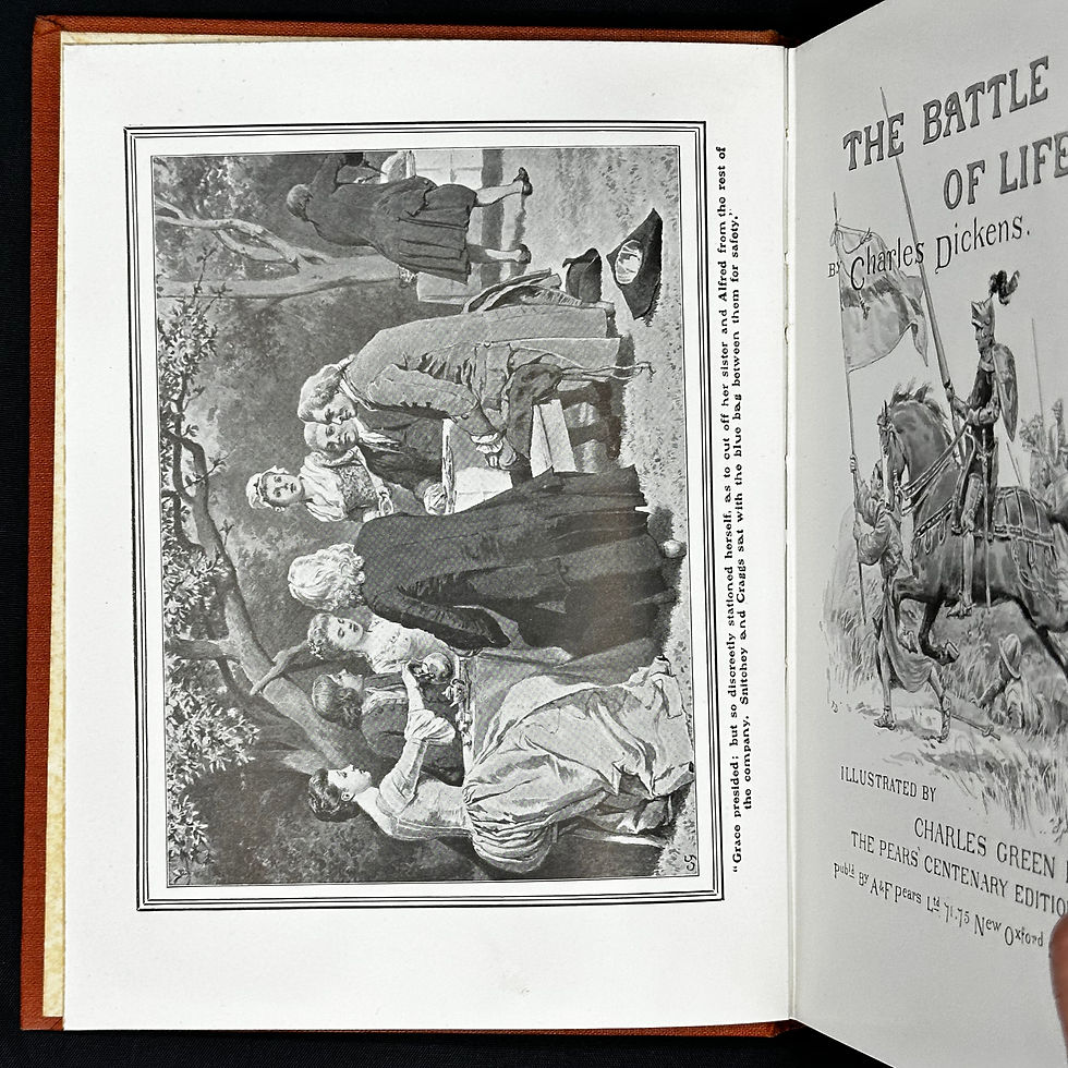 Thumbnail: c.1912 The "Pears" Edition of The Battle of Life by Charles Dickens
