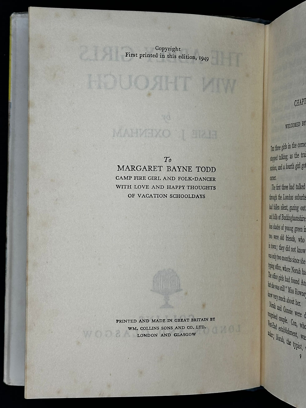 Thumbnail: 1949 The Abbey Girls Win Through by Elsie Oxenham.
