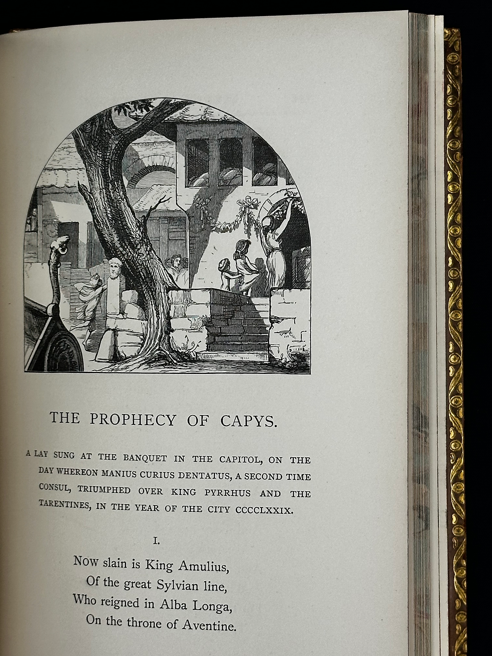 Thumbnail: 1881 Lays of Ancient Rome with Ivry and The Armada by Lord Macaulay.*For Repair