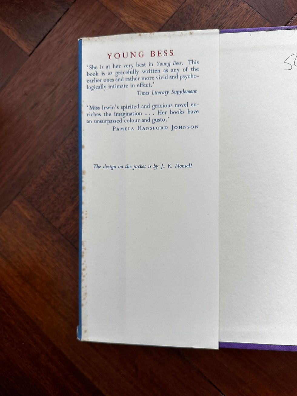 Thumbnail: 1971 Young Bess by Margaret Irwin.