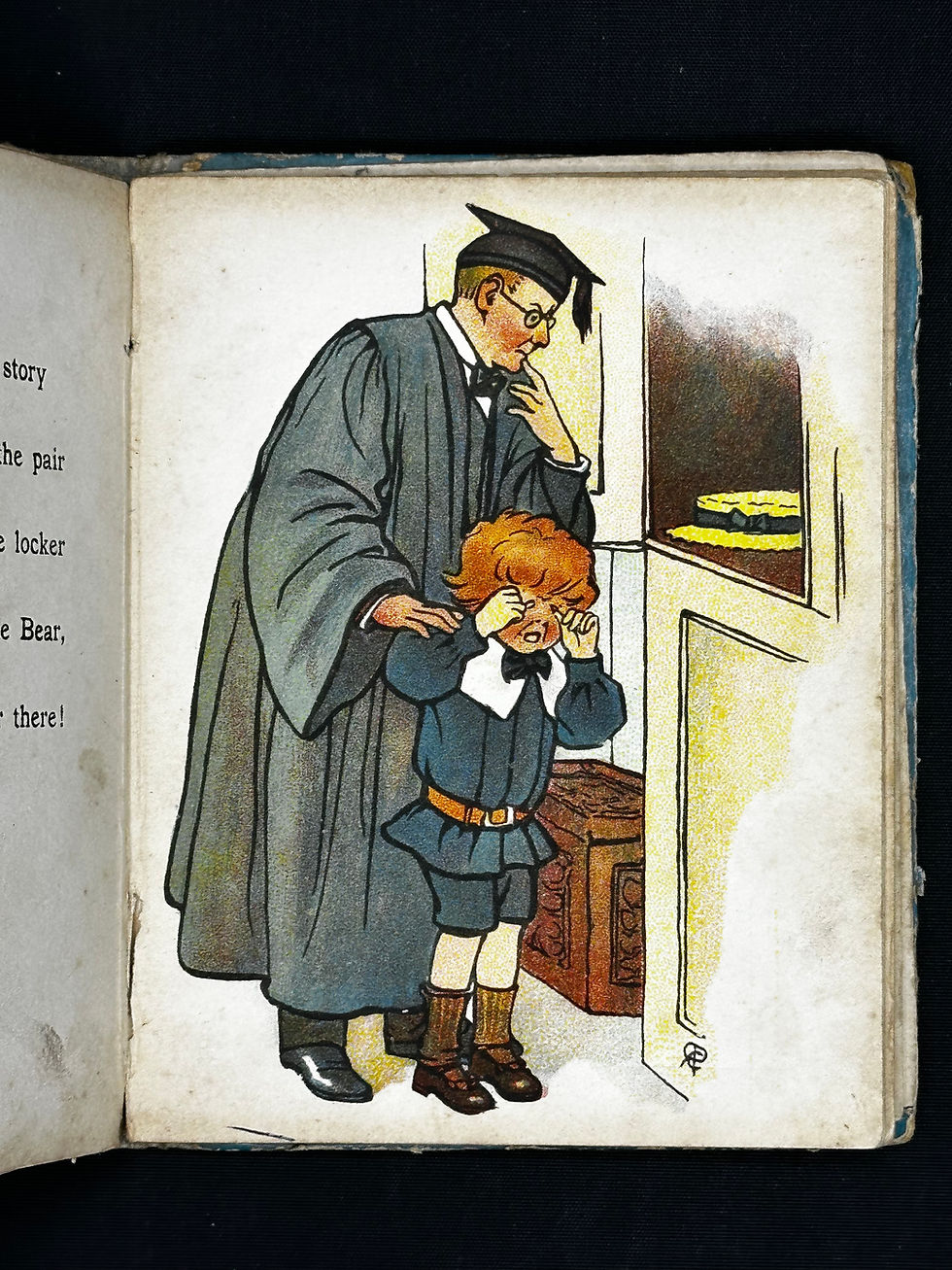 Thumbnail: Toy Bearkins at School by John Howard Jewett.