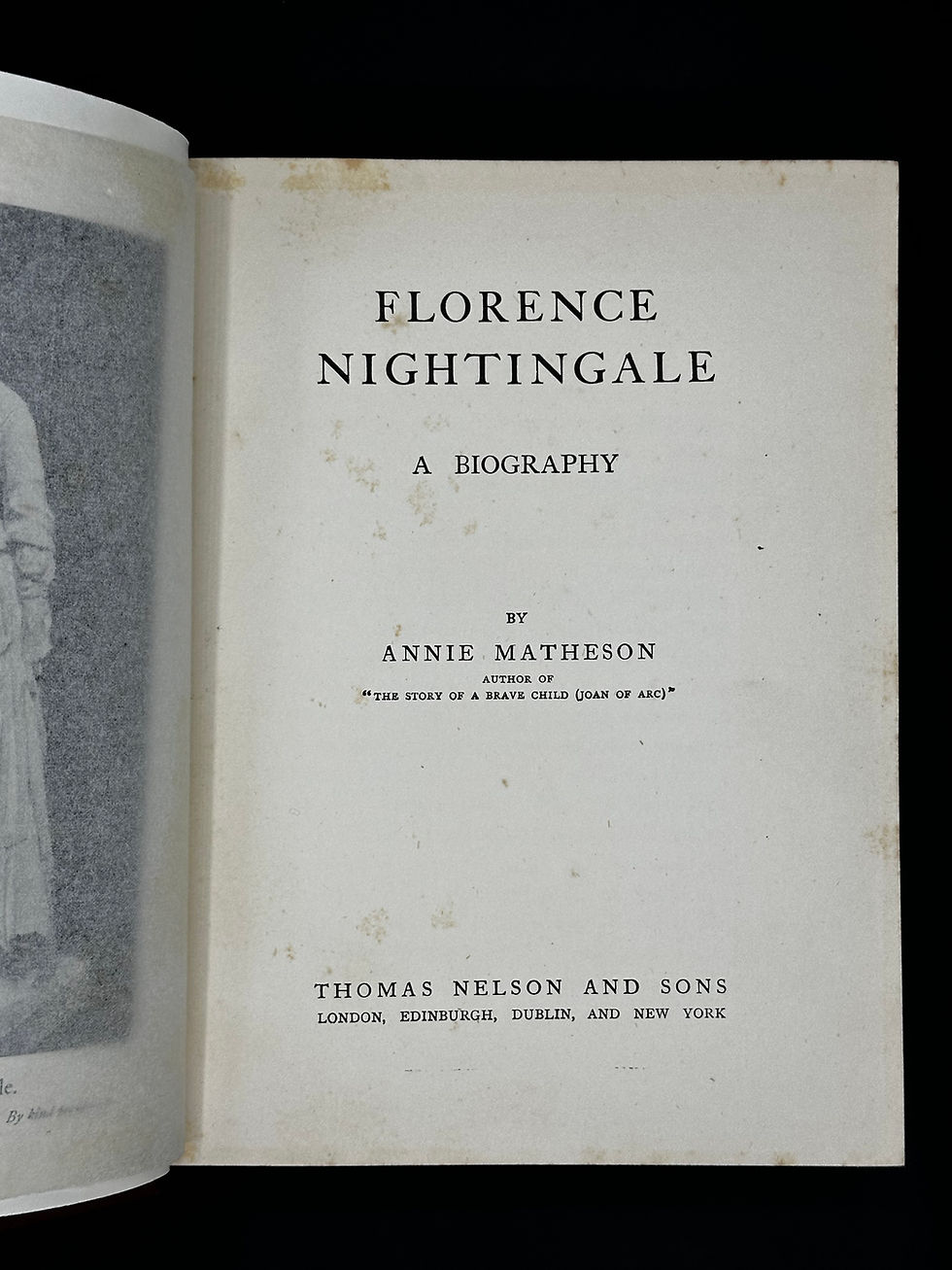 Thumbnail: Florence Nightingale: A Biography by Annie Matheson.