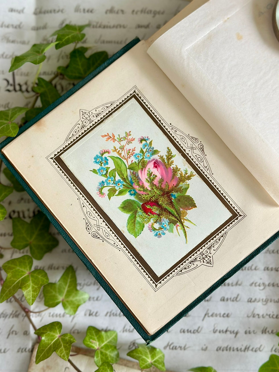 Thumbnail: c.1871 The Language and Poetry of Flowers. Antiquarian Floriology Book.