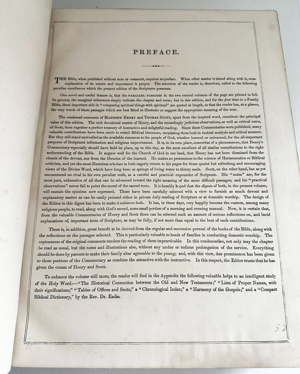 Thumbnail: 1872 The Holy Bible Published by William Collins, Sons and Company.
