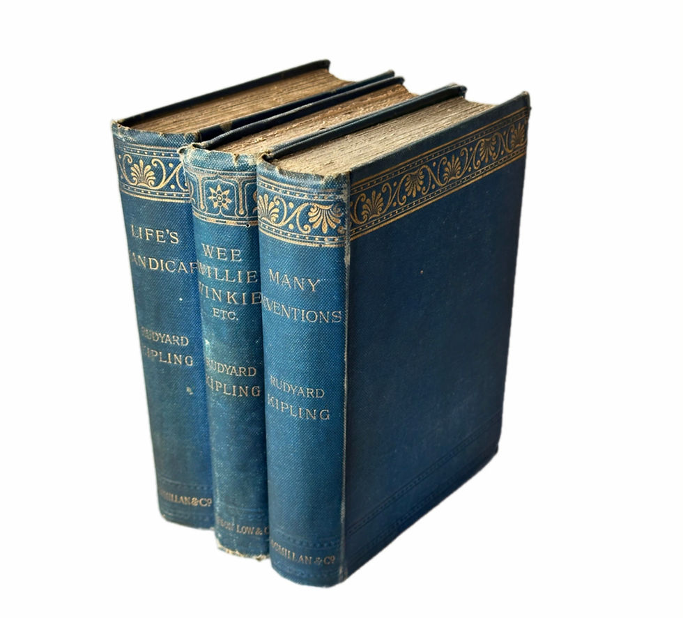 Thumbnail: 1890s Set of Three First Edition Books by Rudyard Kipling