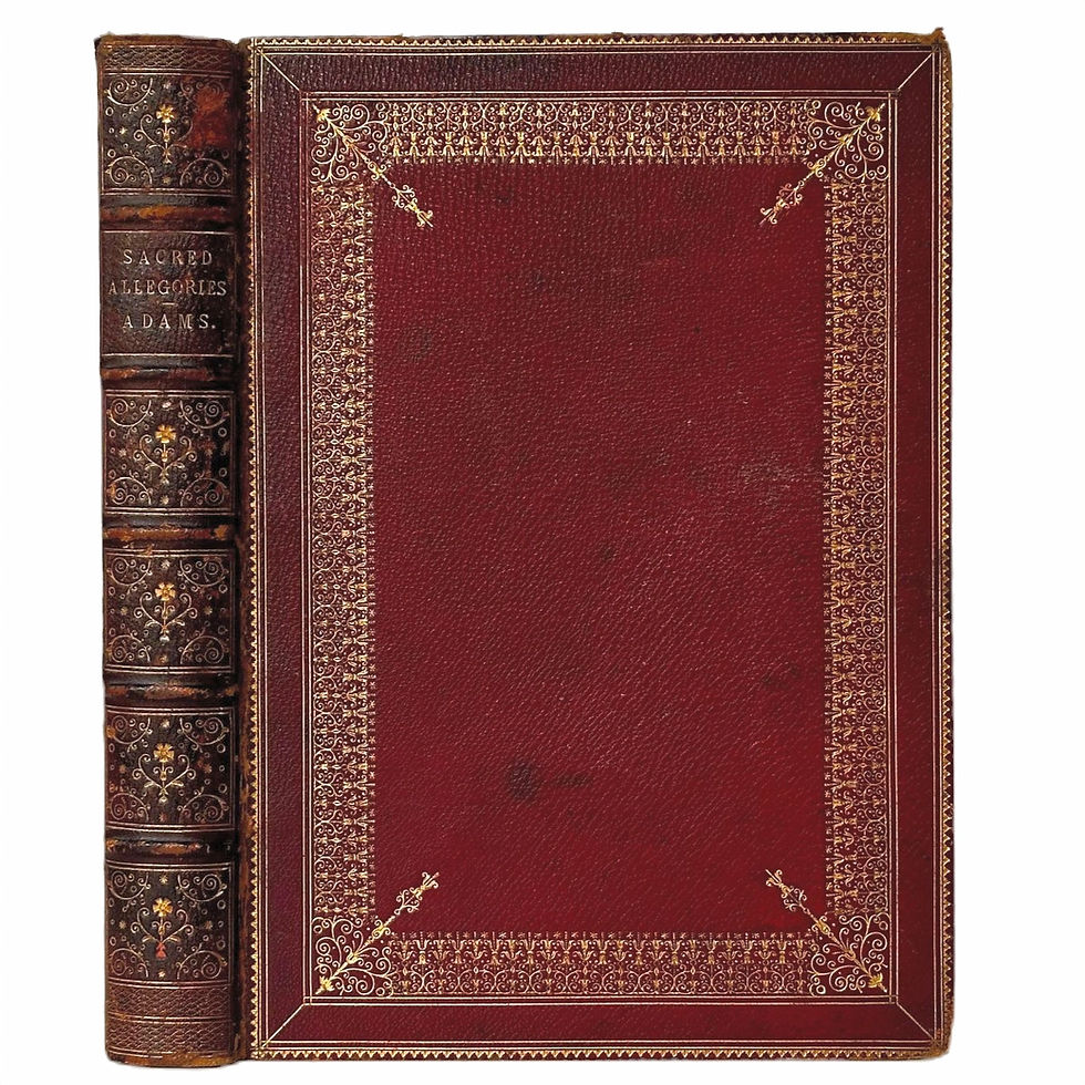 1859 Sacred Allegories by the Rev. William Adams. New Edition