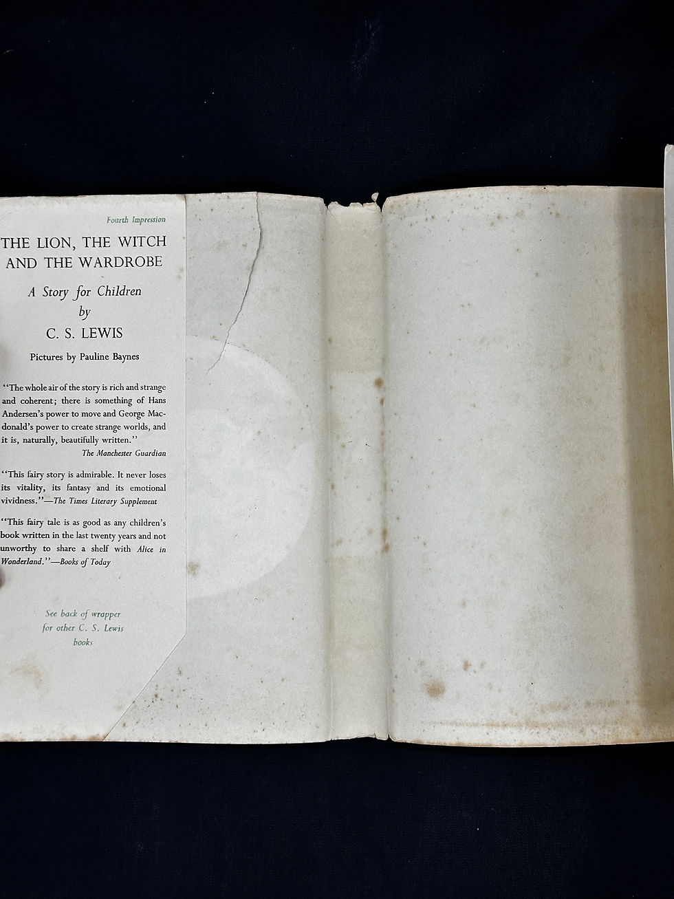 Thumbnail: The Lion, The Witch and The Wardrobe: A Story for Children by C. S. Lewis.