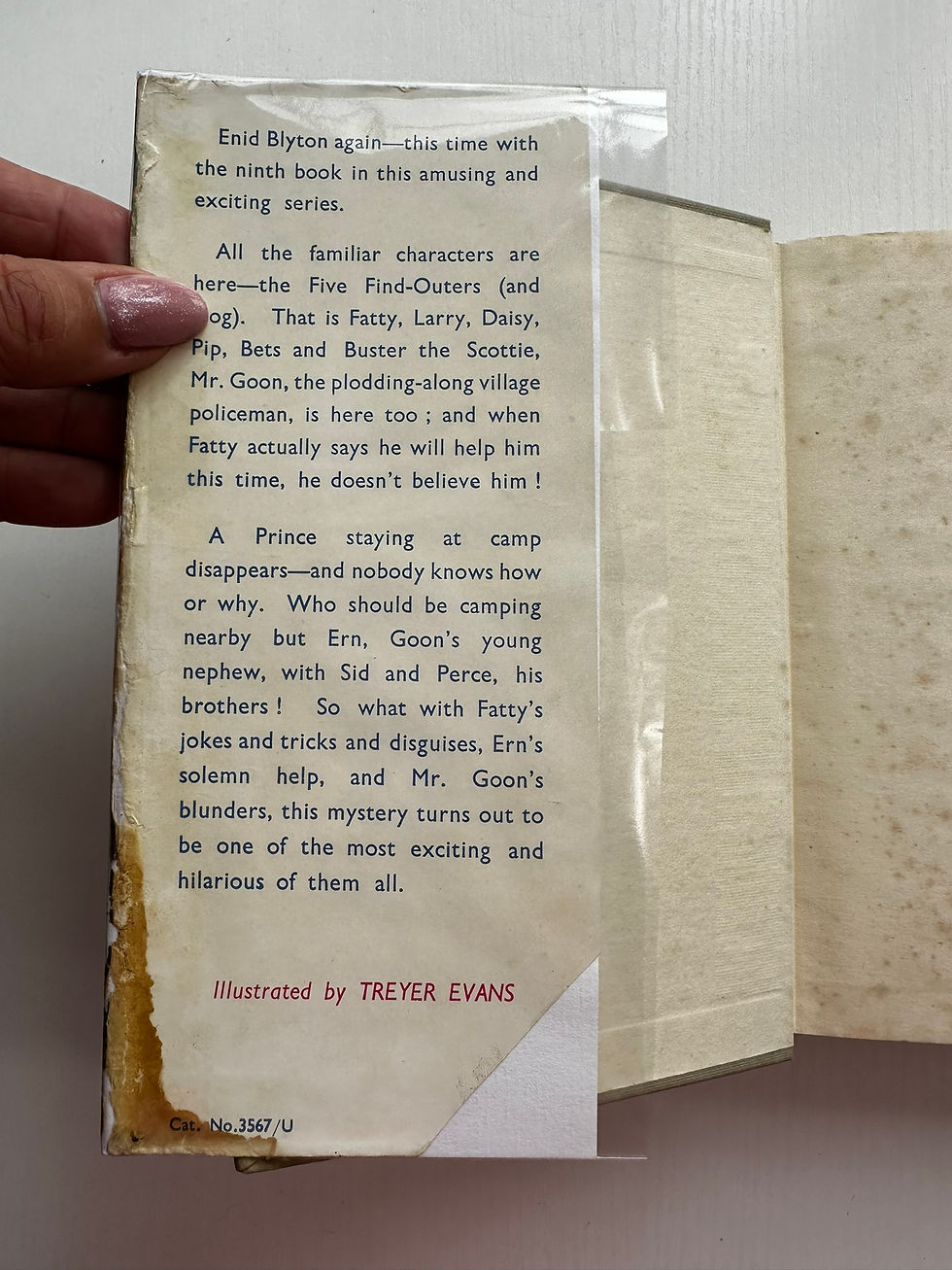 Thumbnail: *First Edition* The Mystery of the Vanished Prince by Enid Blyton