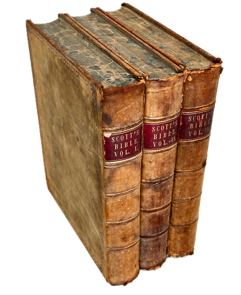 1843 - 1846 The Holy Bible Containing Published by Mackenzie, White &