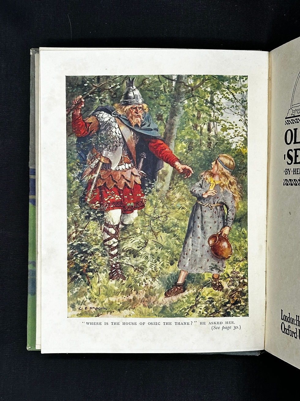 Thumbnail: c.1925 Olwyn's Secret by Herbert Strang.