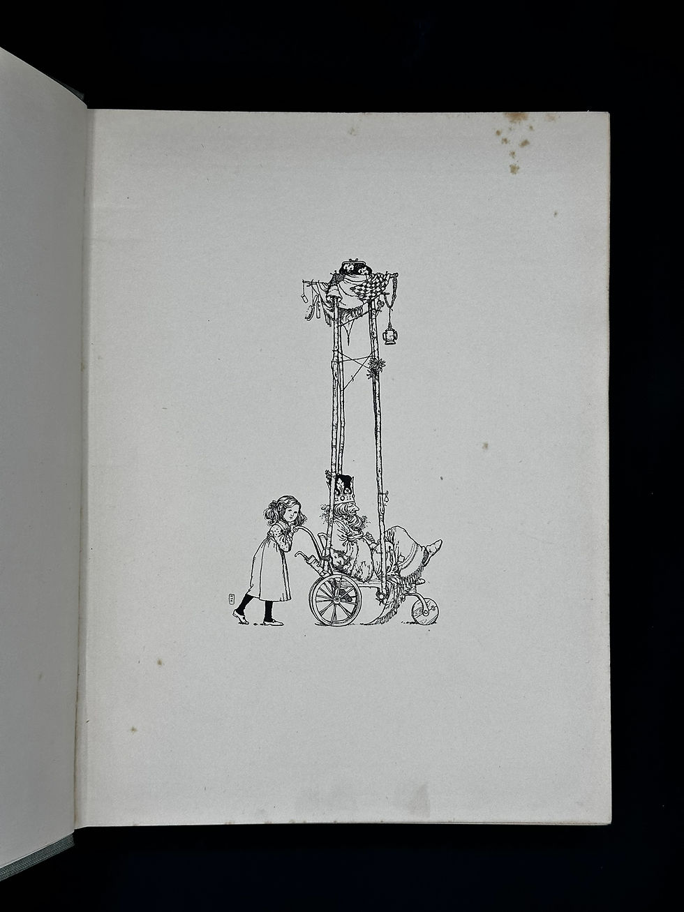 Thumbnail: 1912 Bill the Minder. Written and Illustrated by W. Heath Robinson.