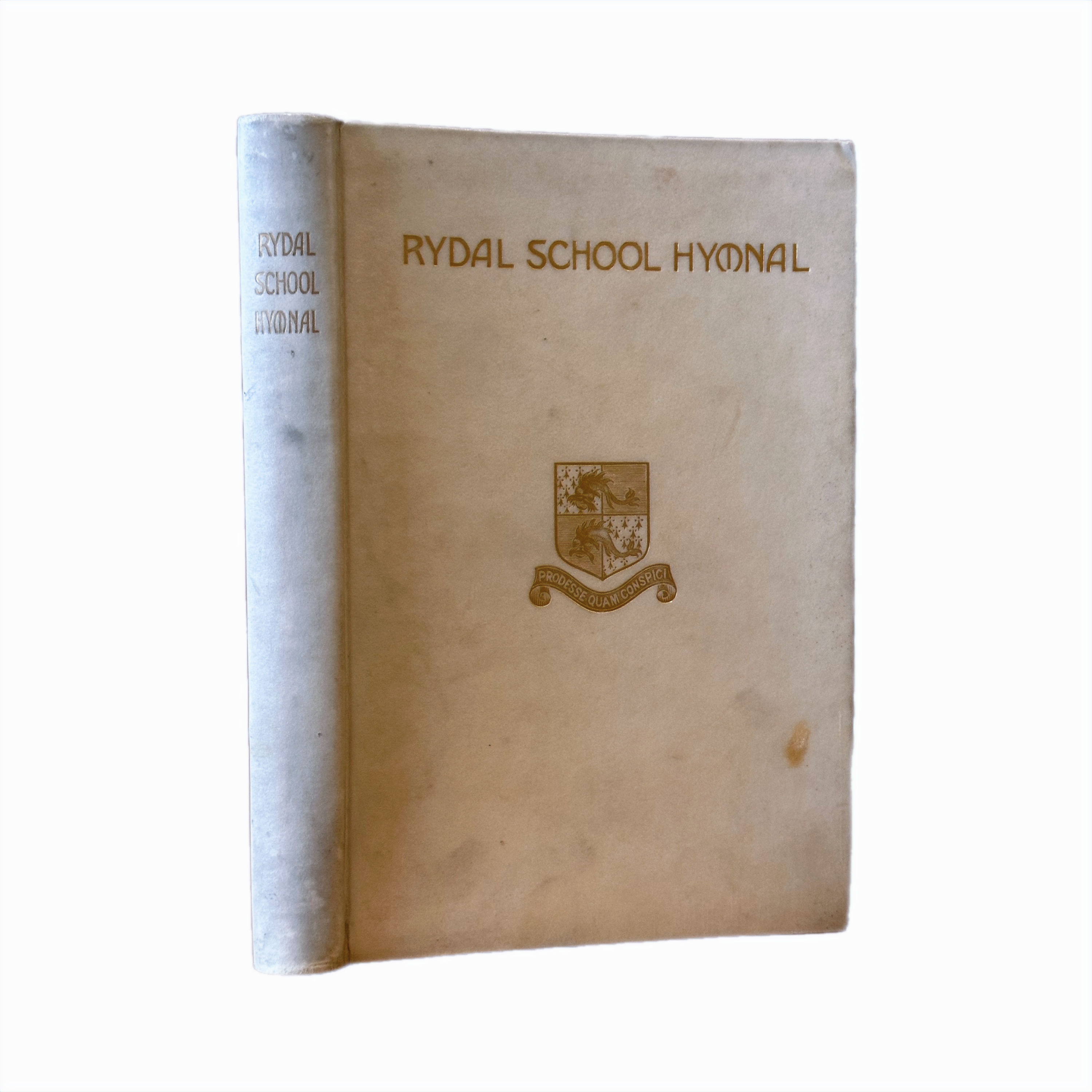 1923 Rydal School Hymnal. Vellum Bound.