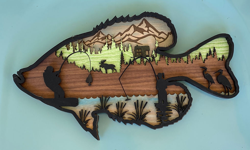 Thumbnail: Crappie Fish Cutout