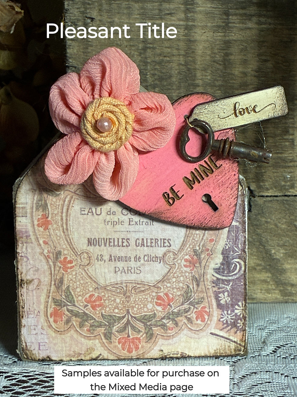 Thumbnail: DIY Valentine Craft Kit Day Ornaments, Tags, Gift