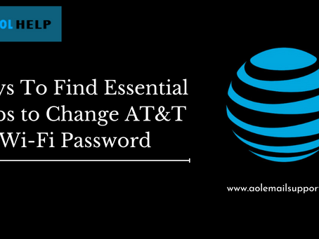 Ways To Find Essential $teps to Change AT&T Wi-Fi Password