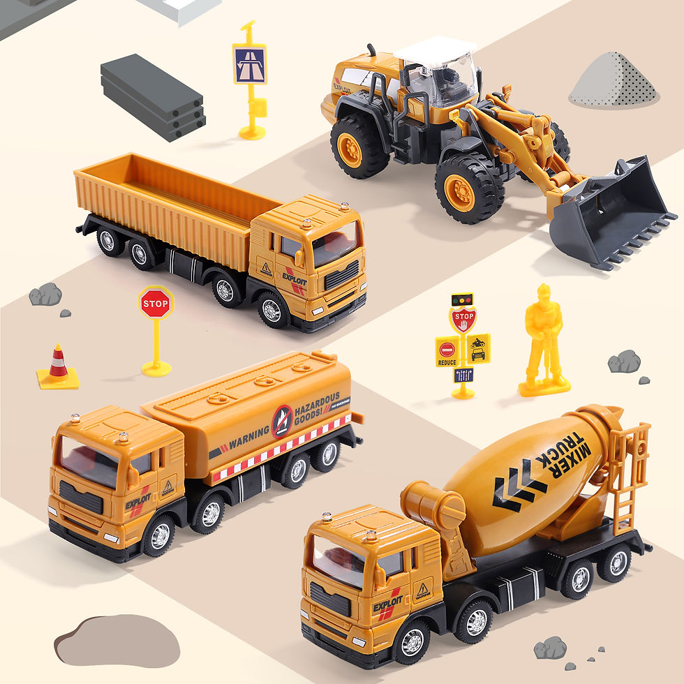 サムネイル： Cute Stone 建設車両 おもちゃ 車おもちゃ
