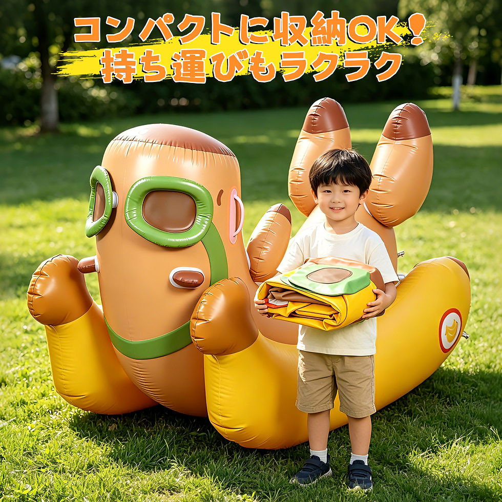 サムネイル： 浮き輪 HOLYFUN 子供用フロート 3in1遊び方 大型サイズ 取っ手付き 足入れ 浮輪 プール スイミング 海水浴 水遊び対応 夏休み 旅行 キャンプ ア
