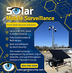 Mobile Surveillance Trailer Jobsite Security Camera System Work