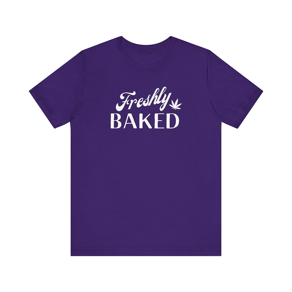 Thumbnail: Freshly Baked - Funny T-Shirt - Unisex Jersey Short Sleeve Tee W