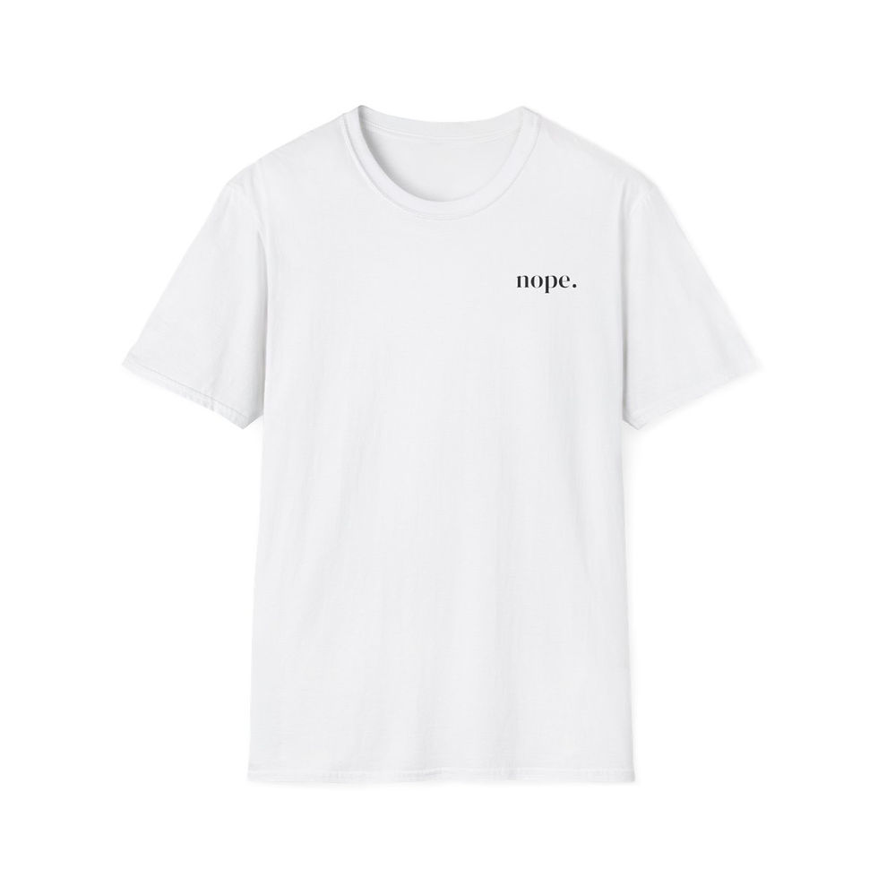 Thumbnail: Nope Left - Unisex Softstyle T-Shirt