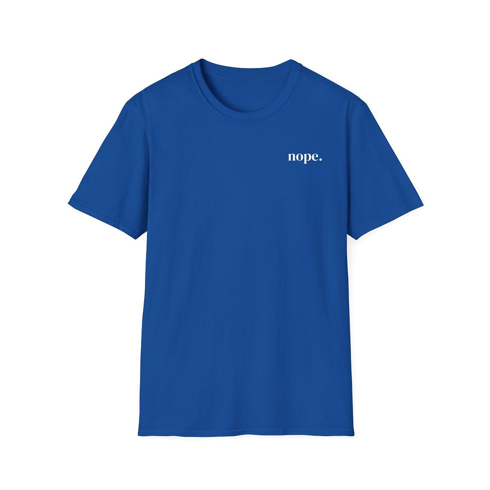 Thumbnail: Nope Left - Unisex Softstyle T-Shirt