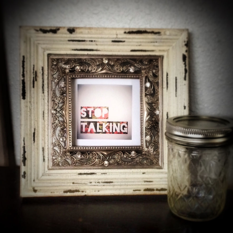 Thumbnail: Stop Talking