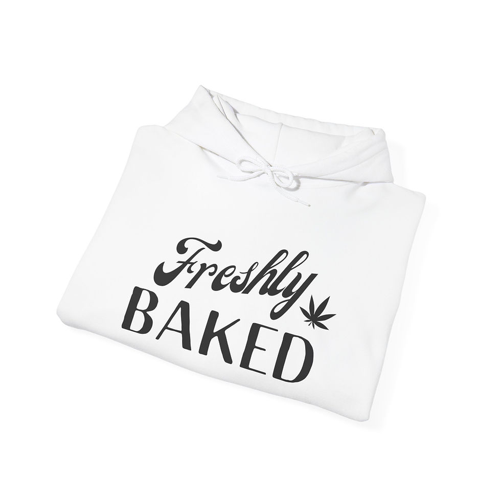 Funny Freshly Baked - Hoodie Sweatshirt