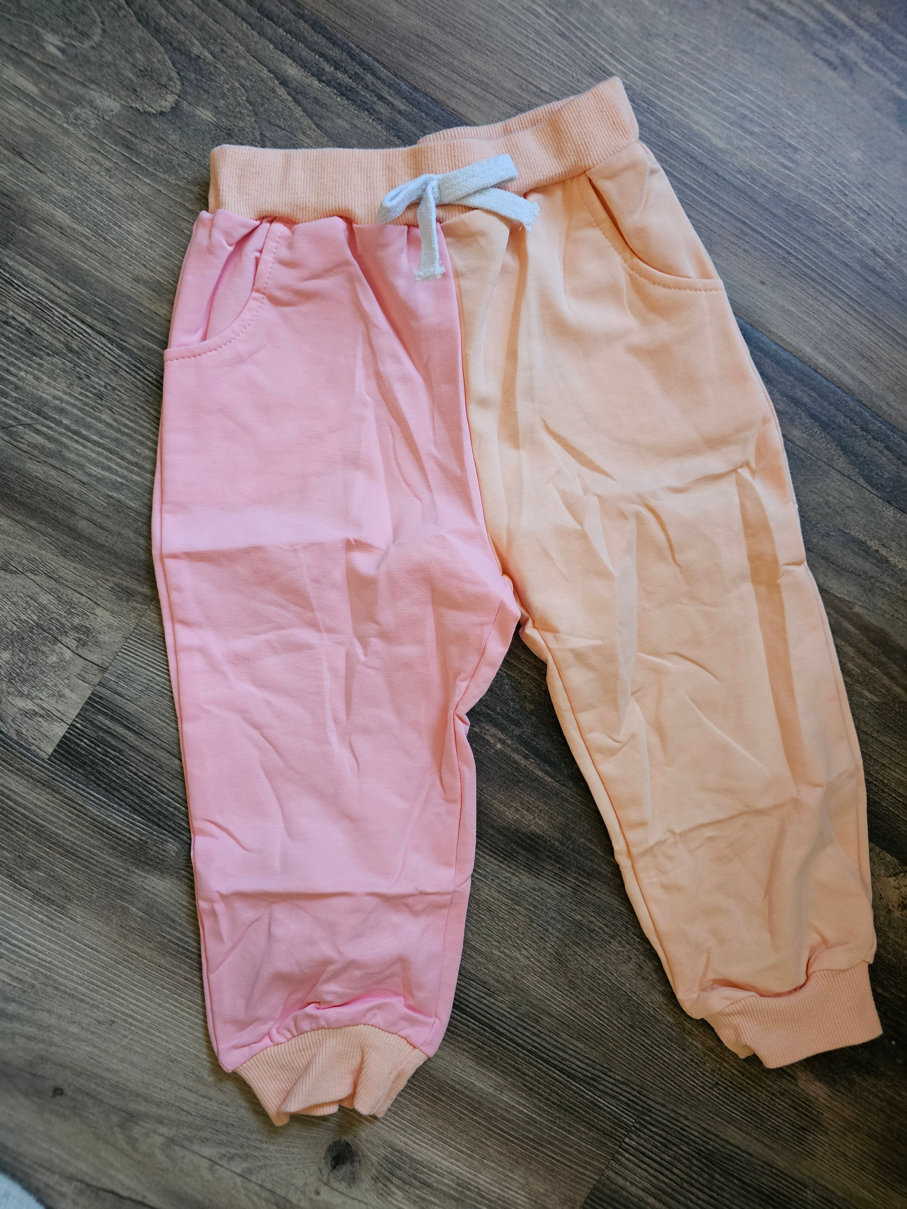 Color Block Pink/Orange