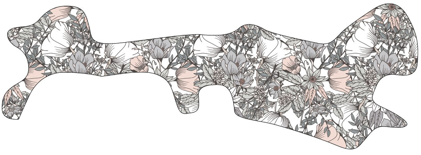 Soft Gray Floral