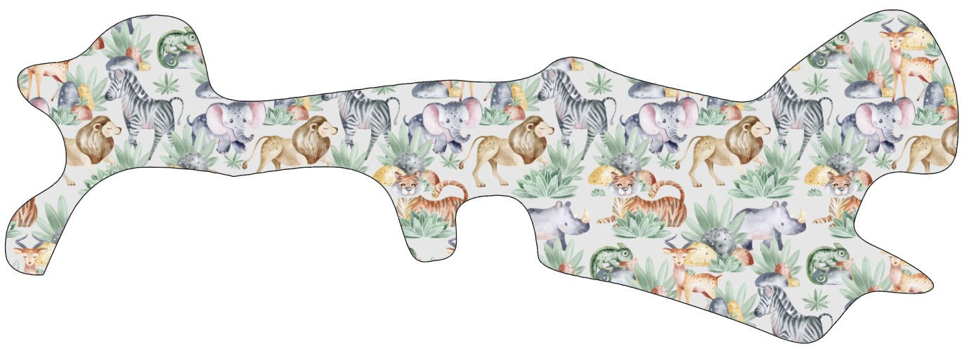 Watercolor Jungle Collage