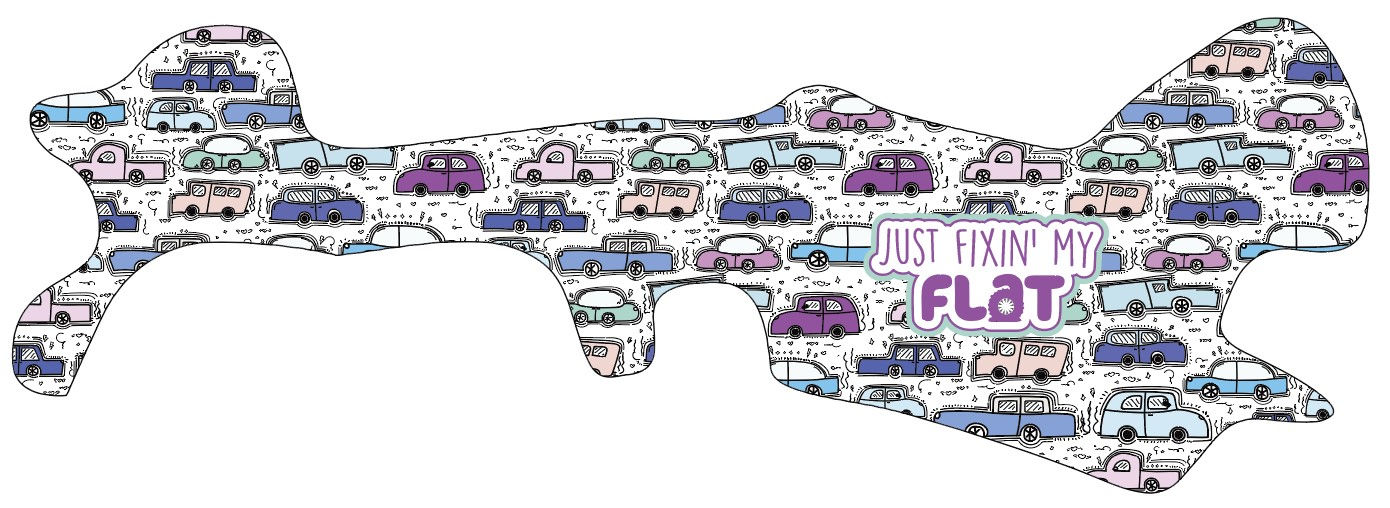 Pastel Purple Car Collage