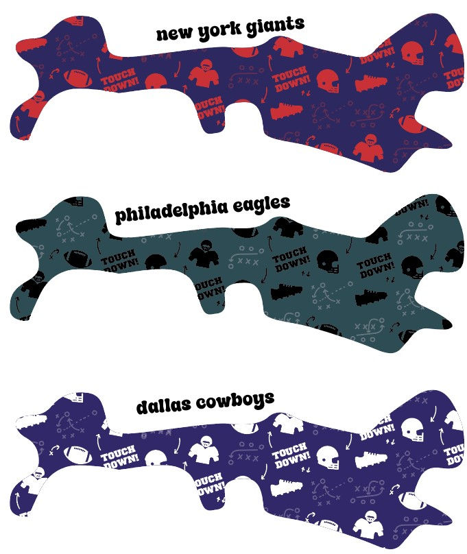 Thumbnail: Football Pattern in Team Colors