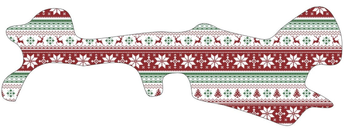 Red Green Christmas Sweater Pattern