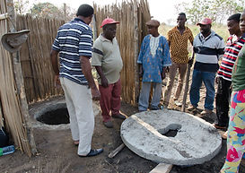 dalles toilettes sèches réutilisables togo afrique