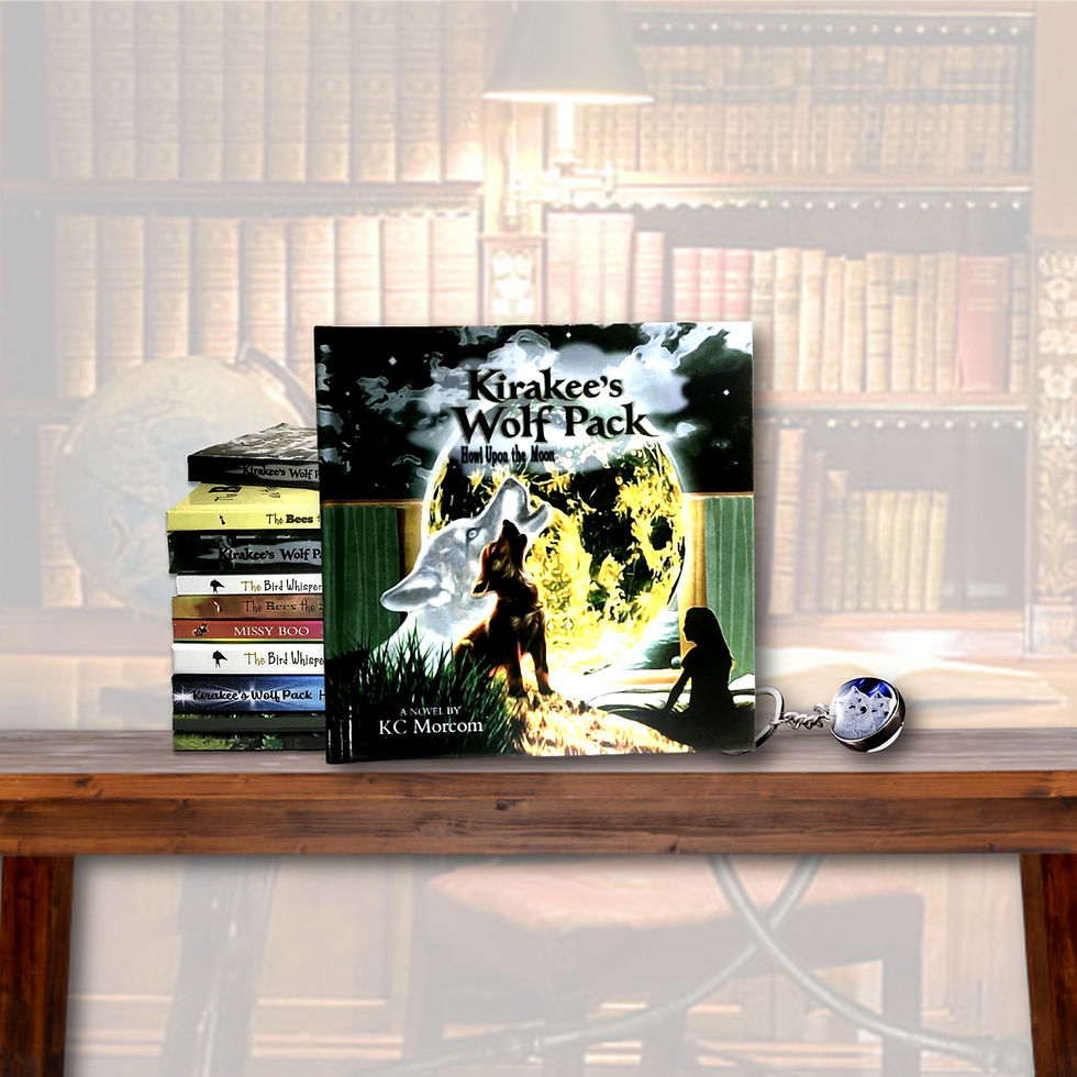 The Ultimate Modern Day Story Fable Hardcover Novel on a table near books.