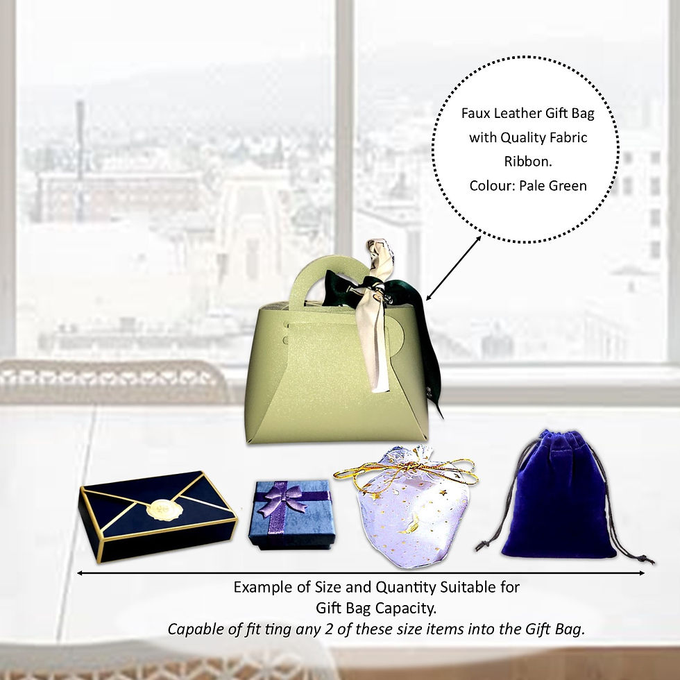 Thumbnail: Shiny leather look bag, with double handle, shown with various items, KCM Gifts4You