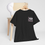 Thumbnail: Black t-shirt with print, hanging on a chair KCM Gifts4You style.