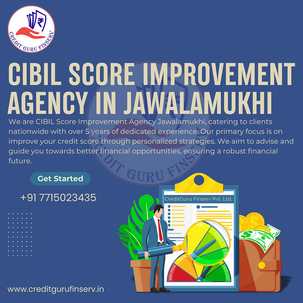 CIBIL Score Improvement Agency in Jawalamukhi