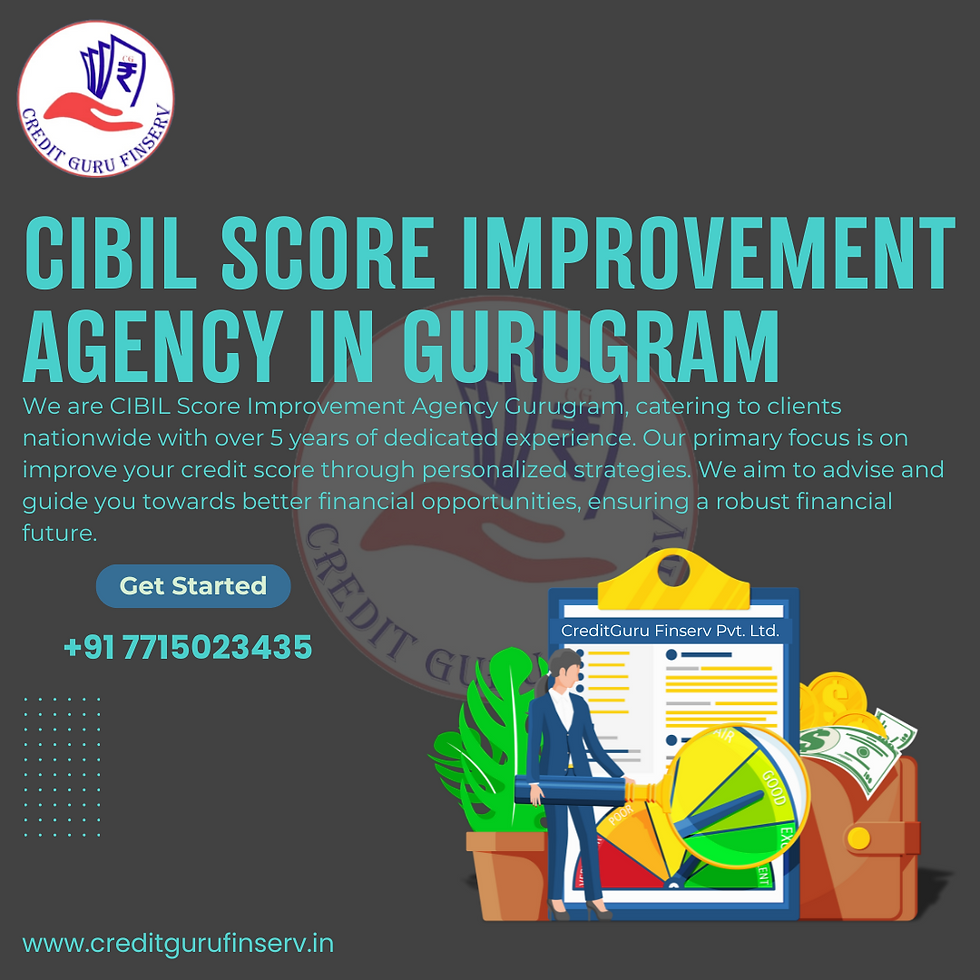 CIBIL Score Improvement Agency in Gurugram