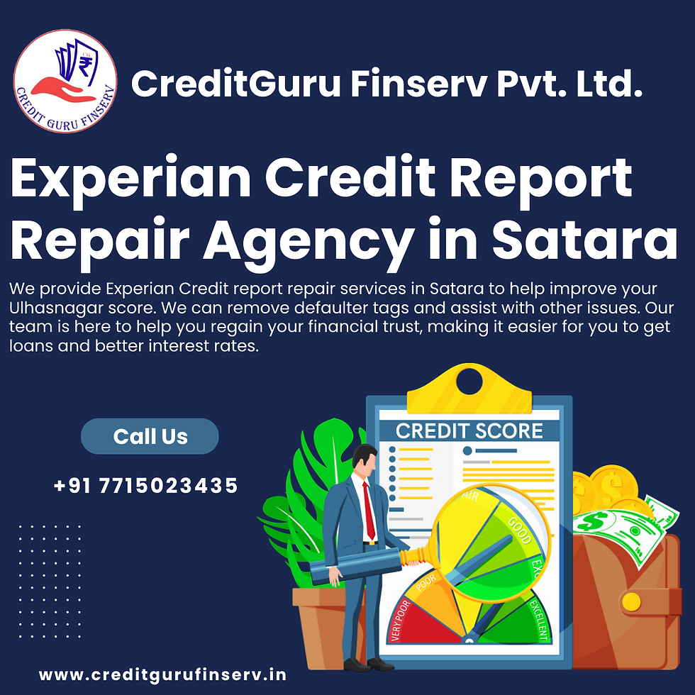 Experian Credit Report Repair Agency in Satara