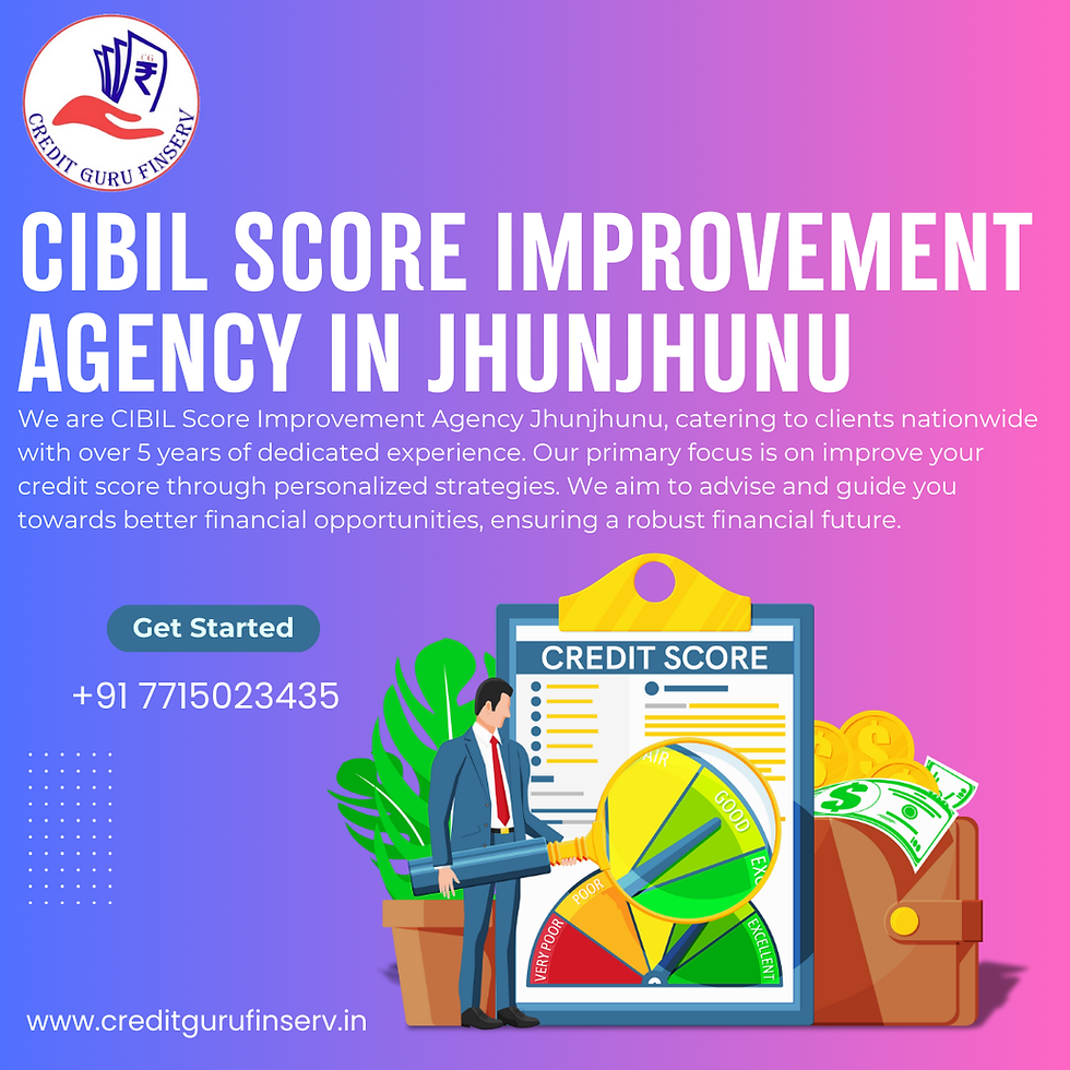 CIBIL Score Improvement Agency in Jhunjhunu