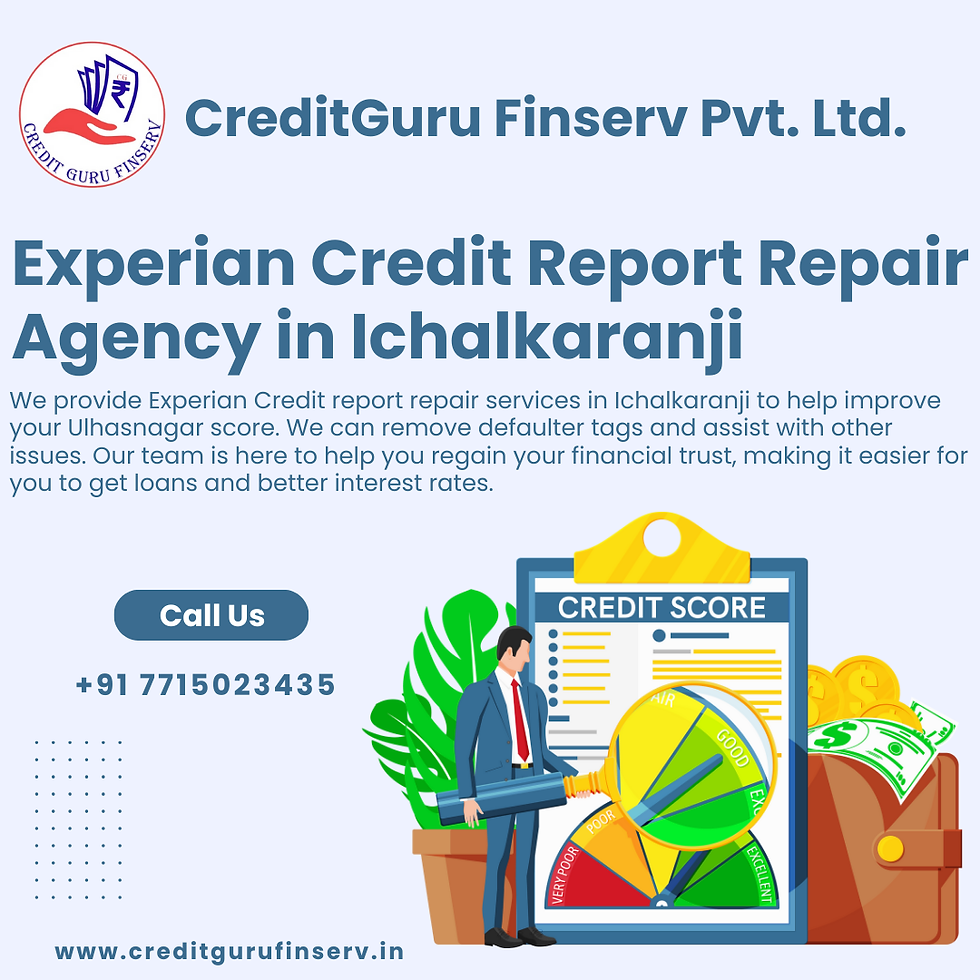 Experian Credit Report Repair Agency in Ichalkaranji