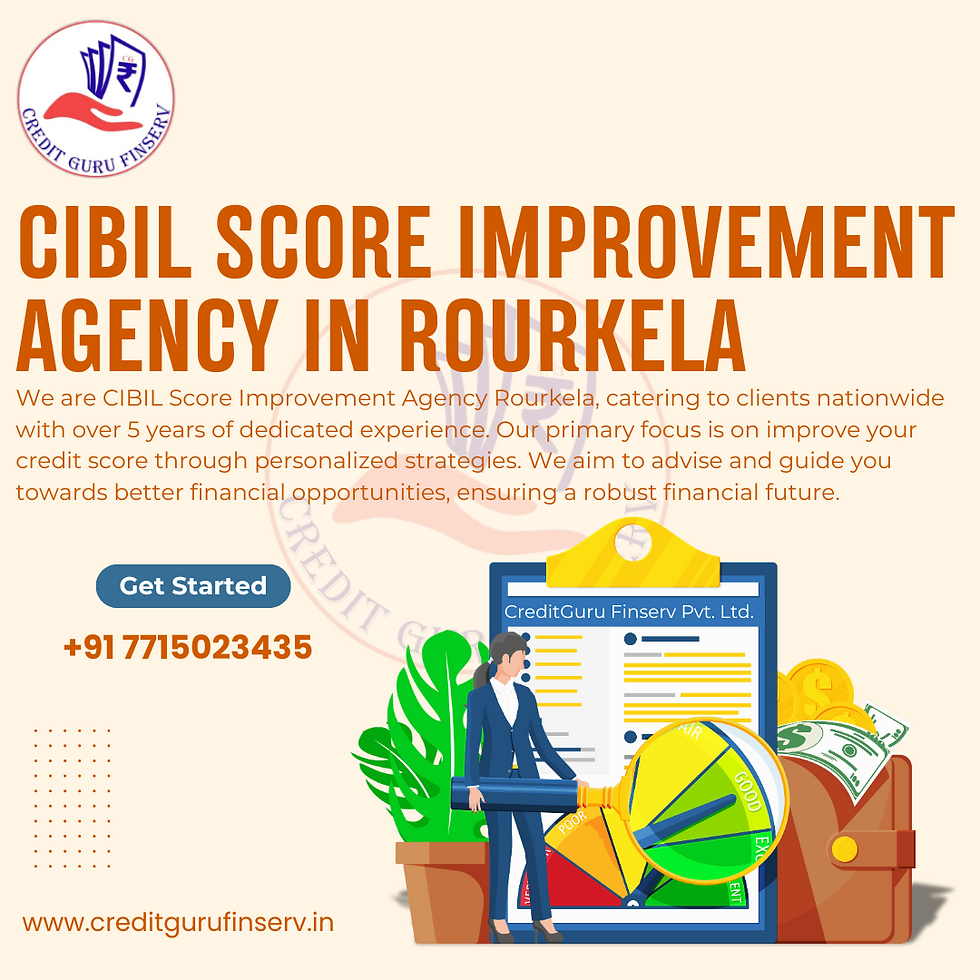 CIBIL Score Improvement agency in Rourkela